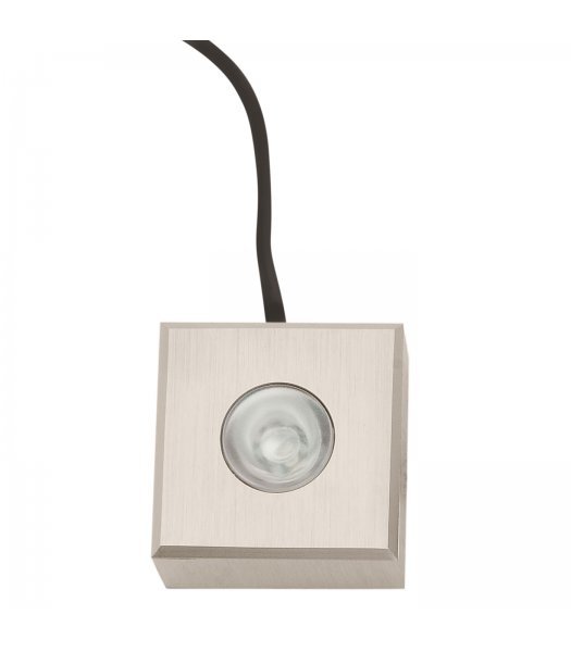 Pure Edge DOT-SQ-1W-30D-30K-SA SATIN ALUMINUM Dot SQUARE Under cabinet Light